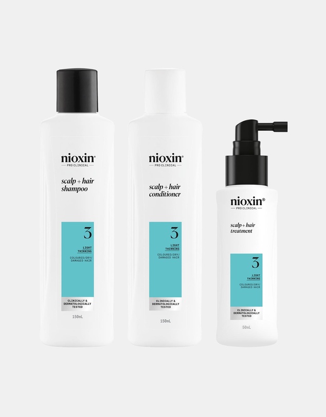 Nioxin - Nioxin Scalp + Hair Thickening System 3 - Hair Thickening System For Colored Or Dry Damaged Hair With Light Thinning