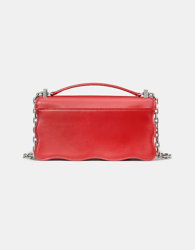 Kate Spade - Deco Wavy Smooth Leather Mini Convertible Shoulder