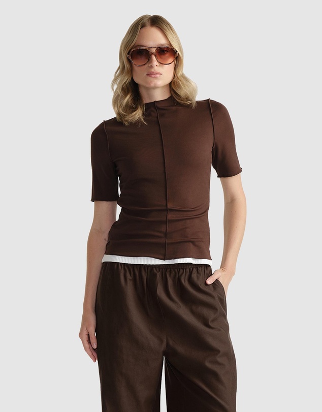 Decjuba - D-Luxe Short Sleeve Top