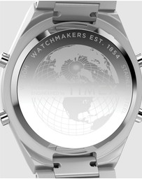 TIMEX - Q Timex® Q80 Continental 39mm Stainless Steel Bracelet Watch