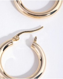 Lovisa - Gold Plated Medium Hoop Earrings