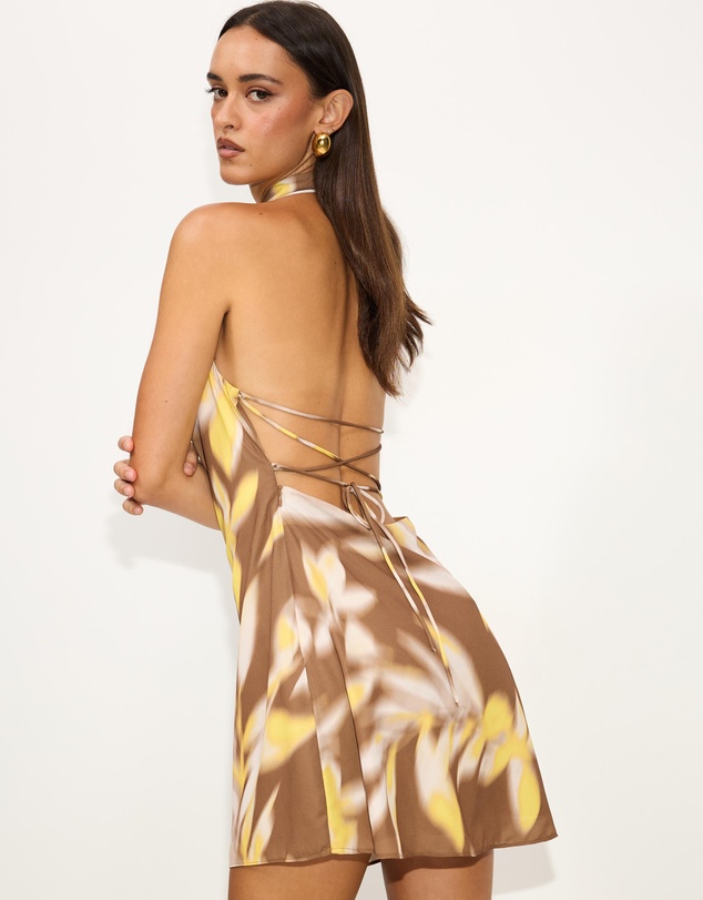 Dazie - Frangipani Halter Mini Dress