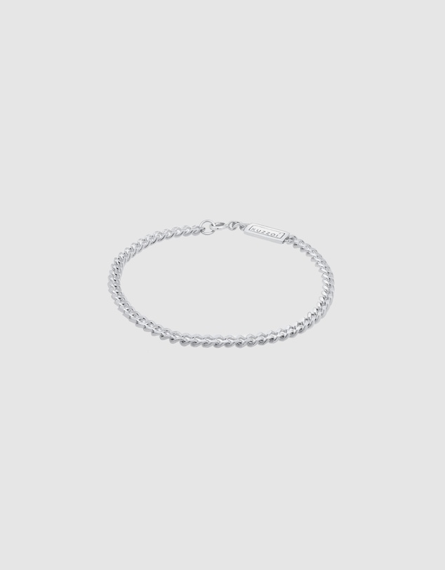 Kuzzoi - ICONIC EXCLUSIVE - Classic Curb Chain Bracelet in 925 Sterling Silver