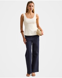 Forever New - Camila Open Back Top