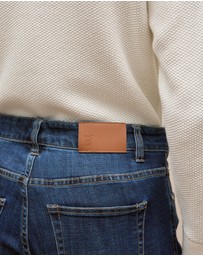 Trenery - Australian Cotton Blend Boyfriend Jean in Washed Indigo