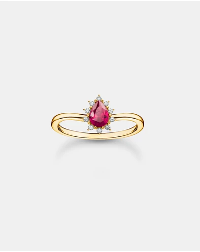 THOMAS SABO - Vintage Romance Ring in red