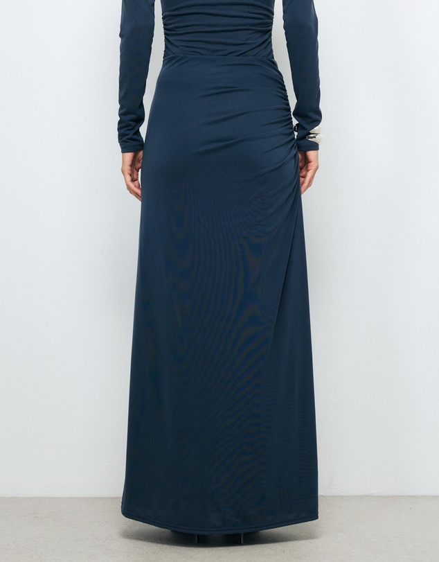 AERE - Ida Cupro Maxi Skirt