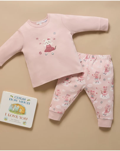 Purebaby - Thick PJ Set -Kids-Babies