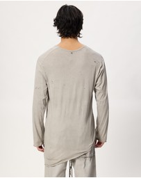 Surrounded By Ghosts - The Neobite Asymmetrical Tail Long Sleeve T-Shirt