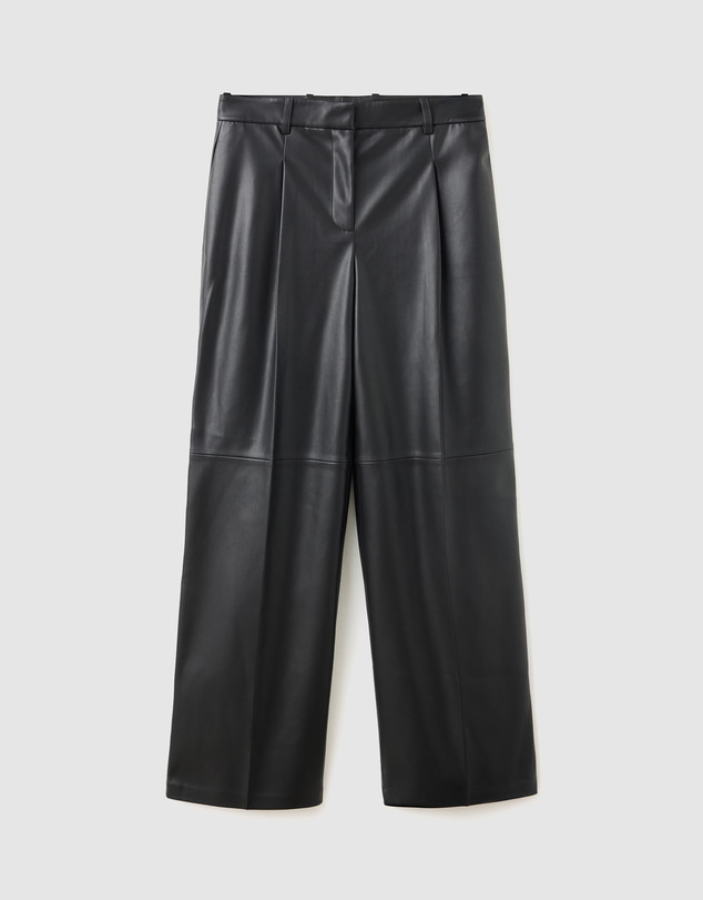 M.N.G - Wide Leg Faux Leather Trousers