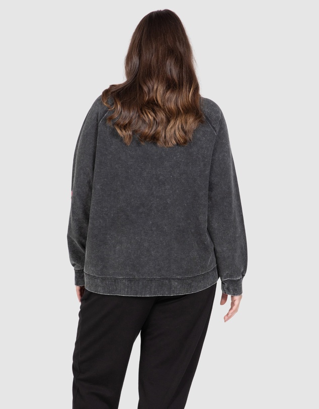 Love Your Wardrobe - LYW & Co Multi Print Sweat Top