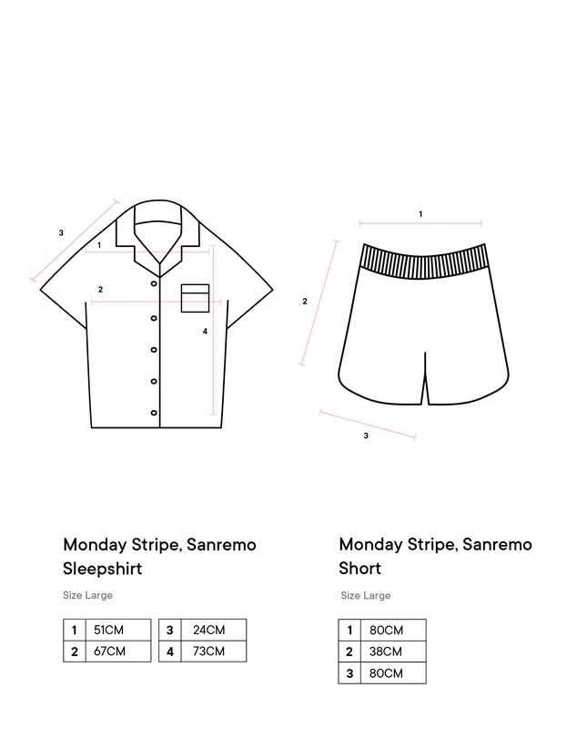 Linen House - Monday Stripe Pyjama Set