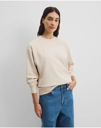Country Road - Australian Cotton Cr Logo Sweat