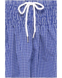 Petal & Pup - Ella Shirred Waist Shorts - Blue Gingham