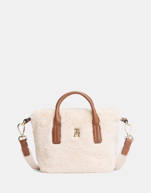 Tommy Hilfiger - Popette Micro Tote Faux Fur
