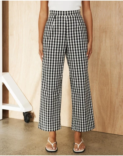 Atmos&Here - Larisa Gingham Pants