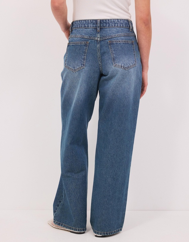 Calli - Tyla Mid Rise Baggy Jeans
