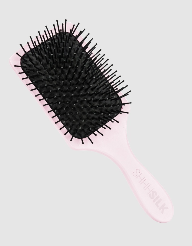 Shhh Silk - Pink Paddle Brush