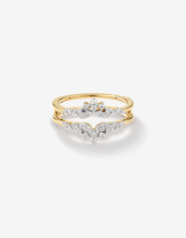 Michael Hill - Enhancer Ring with 0.33 Carat TW of Diamonds in 14kt Yellow Gold