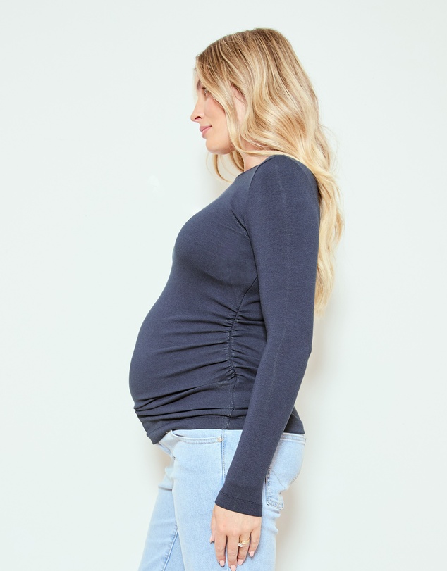 Soon Maternity - Base Soft Rib Feeding Top