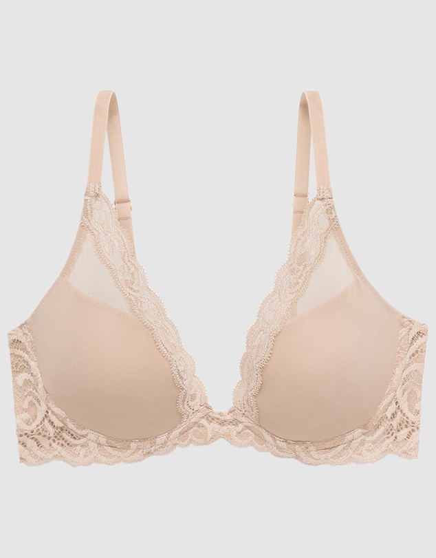 Natori - Feathers Lightly Padded Wired Plunge Bra