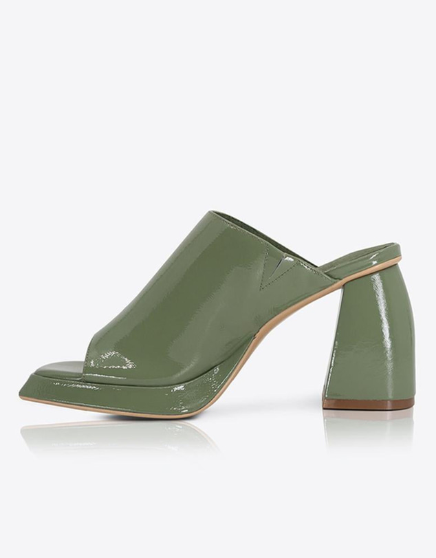 Sol Sana - Eva Mule Patent Olive