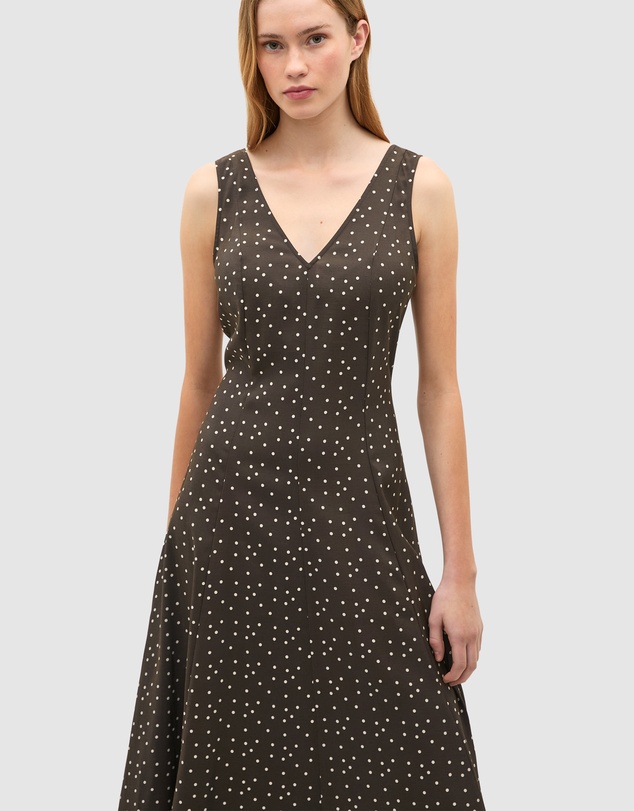 Seed Heritage - Spot Print Midi Dress