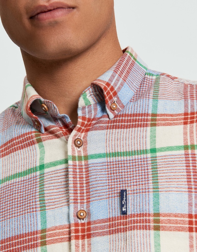 Ben Sherman - Brushed Crepe Check Shirt