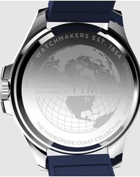 TIMEX - Harborside Coast 44mm Synthetic Rubber Strap Watch