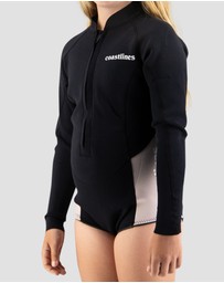 Coastlines - Classic Girls 2/2 Front Zip Springsuit