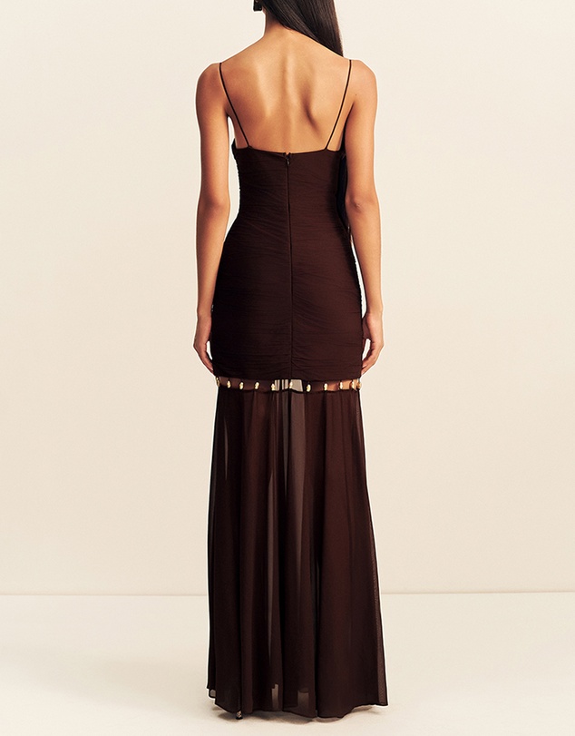 Shona Joy - Emilie Gathered Bodice Maxi Dress
