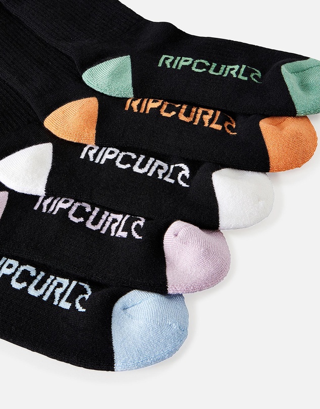 Rip Curl - School Crew Socks 5 Pack