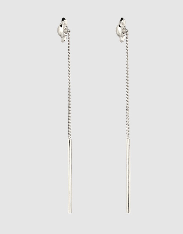 Elli Jewelry - Starburst Threader Bar Earrings in 925 Silver