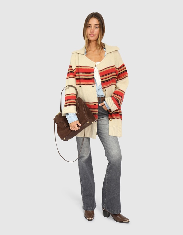 Belle & Bloom - So Many Likes Oversized Knitted Cardi Coat