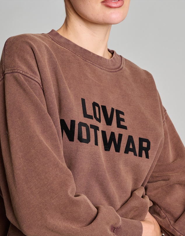 Love and Nostalgia - Love Not War Sweat - Cinnamon