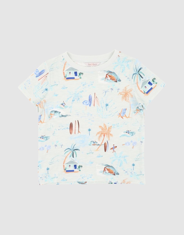 Fox & Finch - Surfs Up Print Tee - Kids