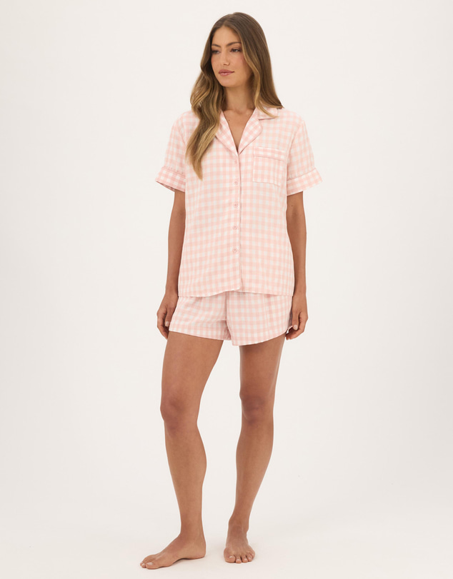 Atmos&Here - Ava Gingham Short Pyjama Set
