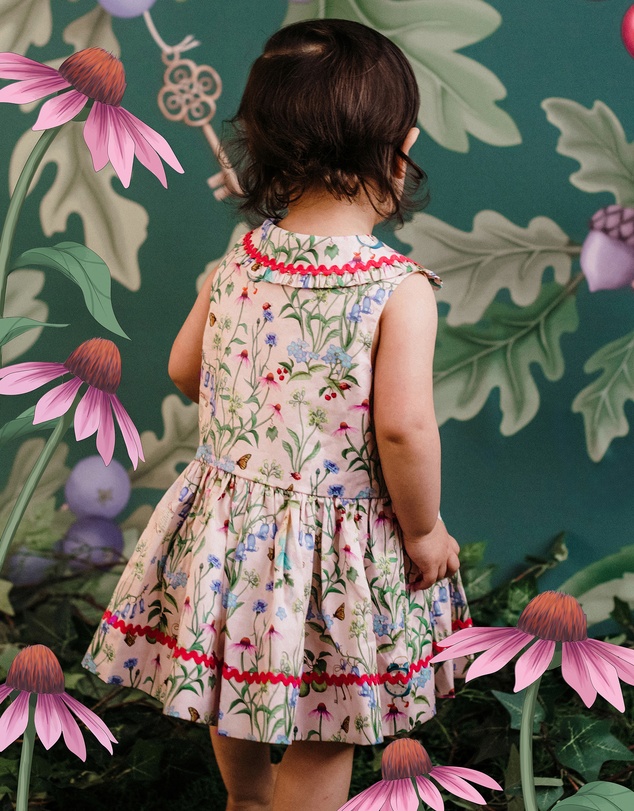 Fleur Harris - Faraway Friends' Winsome Baby Dress in Sugar Pink