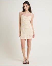 Alice In The Eve - Abbey Jacquard Mini Slip Dress