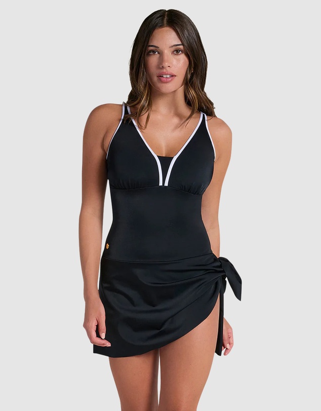 Leonisa - Convertible Skirted Shaping Swimsuit & Swimdress