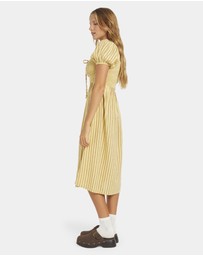 Roxy - Womens Mercado Stripe Midi Dress