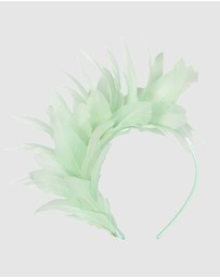 Max Alexander - Modern Mint Green Racing Fascinator