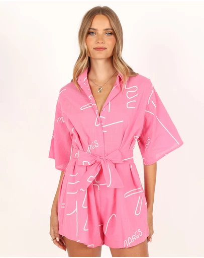 Petal & Pup - Kellie Playsuit - Pink
