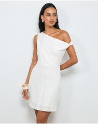 AERE - Astraea Off Shoulder Mini Dress
