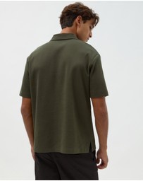 AERE - Relaxed Zip Polo