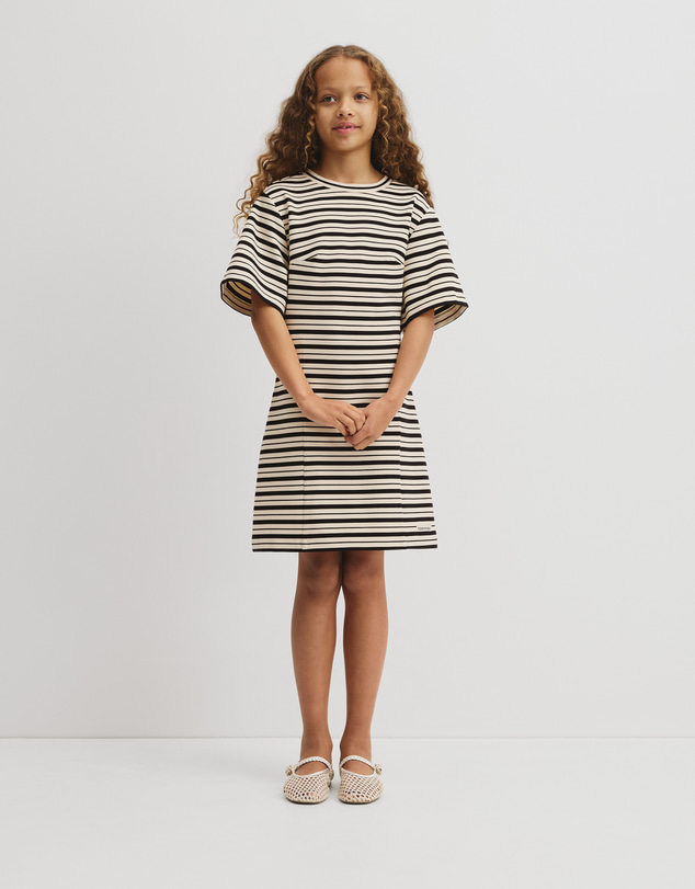 Country Road - Teen Short Sleeve Stripe T-shirt Dress