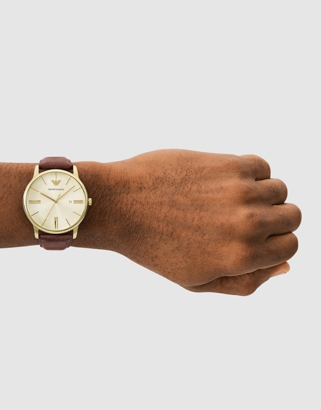 Emporio Armani - Brown Analogue Watch