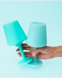 porter green - swepp | silicone unbreakable wine glasses