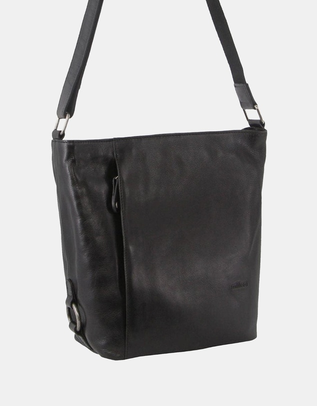 Milleni - Milleni Ladies Nappa Leather Crossbody Bag