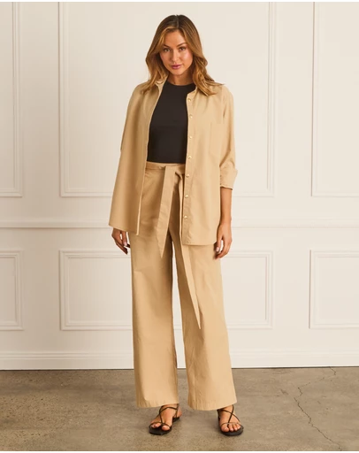 Heaven Australia - Latte Palazzo Pants